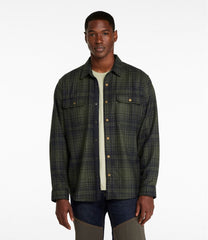 L.L.Bean Men's Maine Guide Lightweight Wool Field Shirt, Plaid CLOTHING|OUTDOOR EQUIPMENT