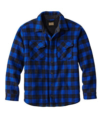 L.L.Bean Men's Maine Guide Sherpa Lined Wool Shirt CLOTHING|OUTDOOR EQUIPMENT