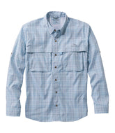 L.L.Bean Men's Tropicwear Shirt, Plaid Long-Sleeve CLOTHING|OUTDOOR EQUIPMENT
