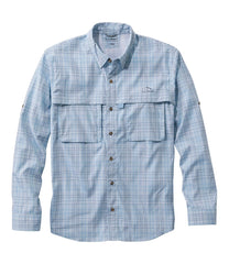L.L.Bean Men's Tropicwear Shirt, Plaid Long-Sleeve CLOTHING|OUTDOOR EQUIPMENT