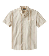 L.L.Bean Men's Signature Stretch Poplin Shirt, Short-Sleeve, Slim Fit CLOTHING