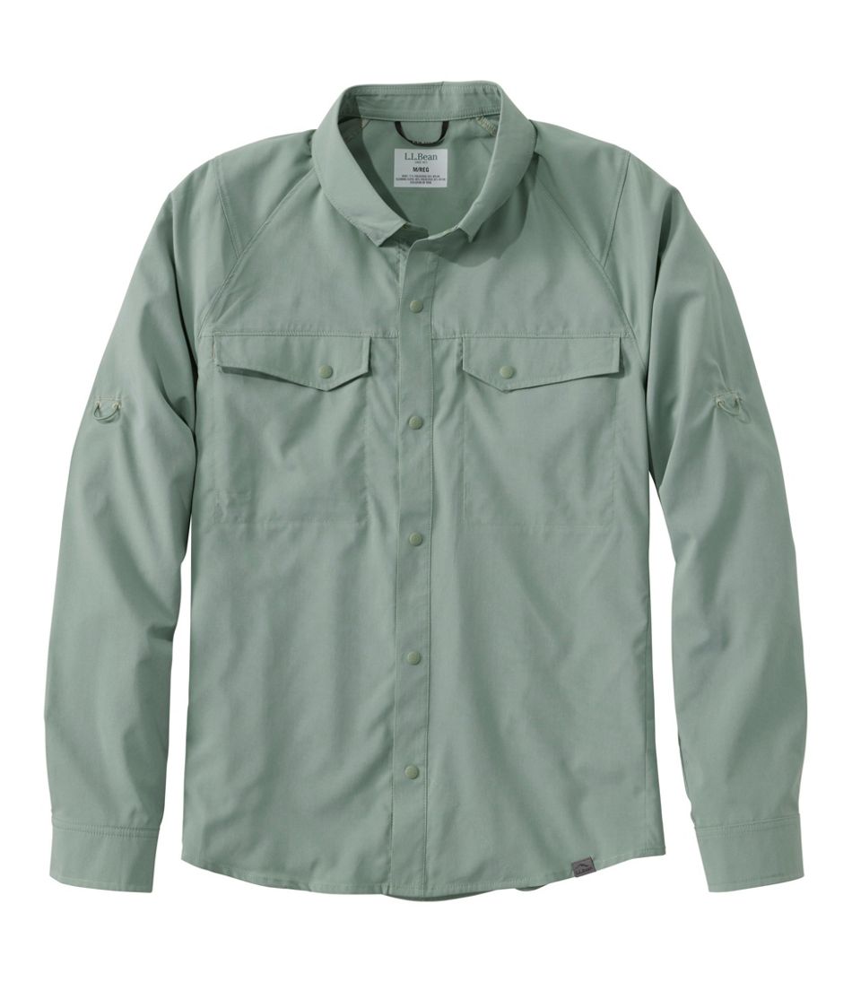 L.L.Bean Men's Tropicwear CoolPro Fishing Shirt, Long-Sleeve CLOTHING