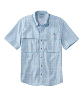 L.L.Bean Men's Tropicwear Shirt, Plaid Short-Sleeve CLOTHING|OUTDOOR EQUIPMENT