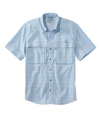 L.L.Bean Men's Tropicwear Shirt, Plaid Short-Sleeve CLOTHING|OUTDOOR EQUIPMENT