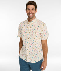 L.L.Bean Men's Tropicwear Shirt, Short-Sleeve Print CLOTHING|OUTDOOR EQUIPMENT|SALE