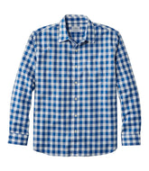 L.L.Bean Men's Bean's Wrinkle-Free Everyday Shirt, Traditional Untucked Fit, Plaid, Long-Sleeve CLOTHING|SALE