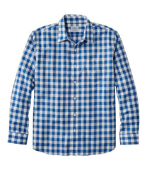 L.L.Bean Men's Bean's Wrinkle-Free Everyday Shirt, Traditional Untucked Fit, Plaid, Long-Sleeve CLOTHING|SALE