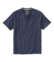 L.L.Bean Men's Comfort Stretch Pima Tee Shirt, Short-Sleeve Henley CLOTHING|SALE