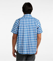 L.L.Bean Men's Bean's Wrinkle-Free Everyday Shirt, Traditional Untucked Fit, Plaid, Short-Sleeve CLOTHING|SALE