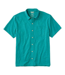 L.L.Bean Men's Lakewashed Performance Shirts, Button-Front Shirt, Short-Sleeve CLOTHING|SALE