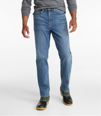 L.L.Bean Men's BeanFlex® Jeans, Classic Fit, Straight Leg CLOTHING