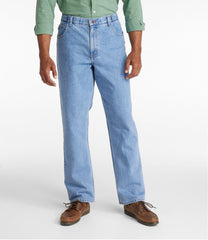 L.L.Bean Men's Double L® Jeans, Natural Fit, Hidden Comfort CLOTHING