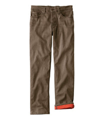 L.L.Bean Men's BeanFlex® Jeans, Standard Athletic Fit, Fleece-Lined CLOTHING