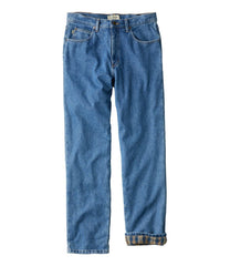 L.L.Bean Men's Double L® Jeans, Classic Fit, Flannel-Lined CLOTHING