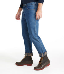 L.L.Bean Men's Double L® Jeans, Classic Fit, Flannel-Lined CLOTHING