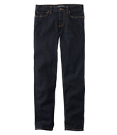 L.L.Bean Men's Signature Five-Pocket Jeans with Stretch, Slim Straight CLOTHING|SALE