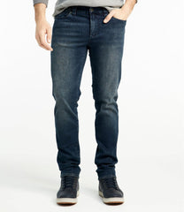 L.L.Bean Men's Signature Five-Pocket Jeans with Stretch, Slim Straight CLOTHING|SALE