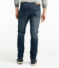 L.L.Bean Men's Signature Five-Pocket Jeans with Stretch, Slim Straight CLOTHING|SALE