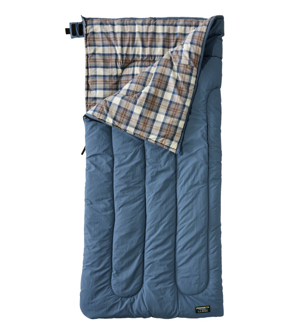 L.L.Bean Flannel Lined Camp Sleeping Bag, 40° OUTDOOR EQUIPMENT