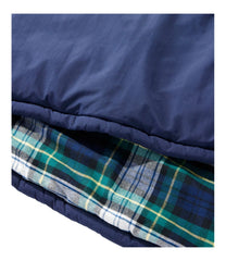 L.L.Bean Kids' Flannel Lined Camp Sleeping Bag, 40° OUTDOOR EQUIPMENT