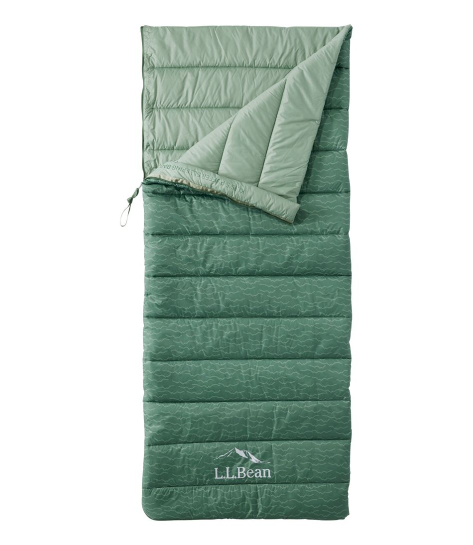 L.L.Bean Kids' Puffer Sleeping Bag, 40° Print OUTDOOR EQUIPMENT|SALE