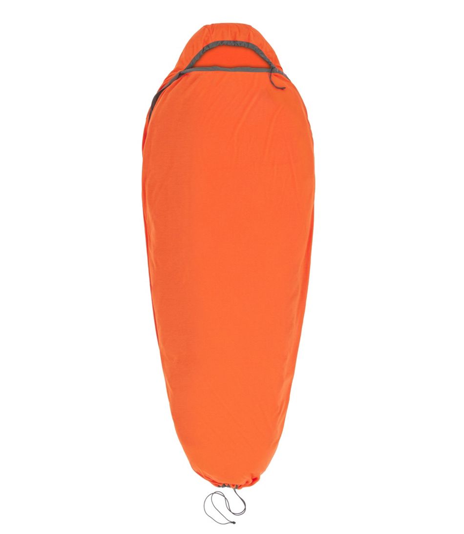 L.L.Bean Sea To Summit Reactor Extreme Sleeping Bag Liner Mummy With Drawcord OUTDOOR EQUIPMENT