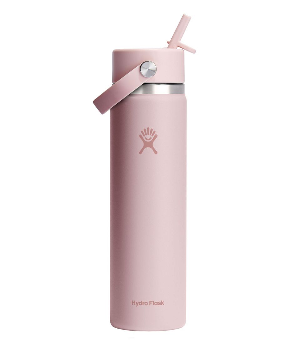L.L.Bean Hydro Flask Wide Mouth Water Bottle with Flex Straw Cap, 24 oz. BAG & TRAVEL|OUTDOOR EQUIPMENT