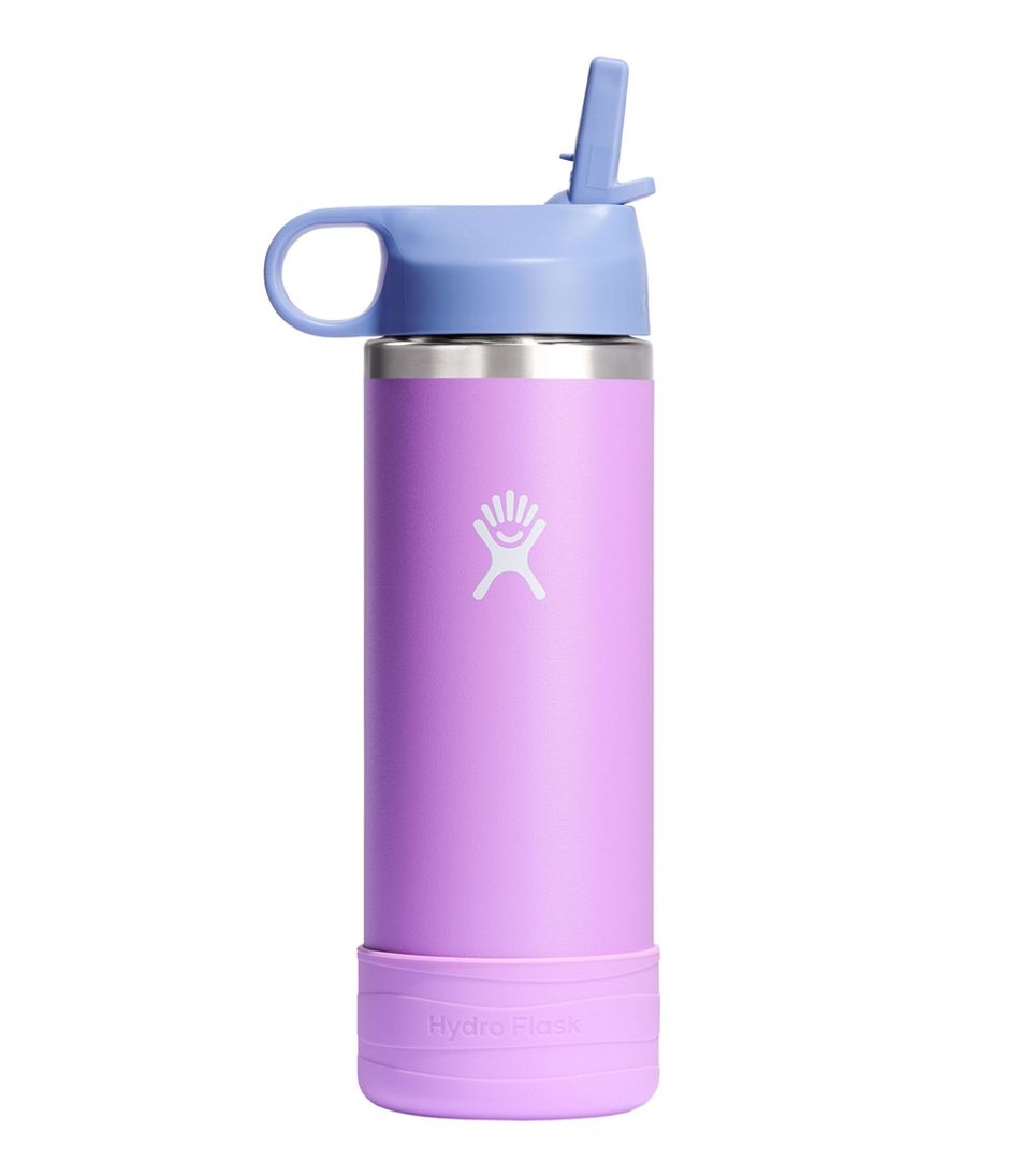 L.L.Bean Kids' Hydro Flask Wide Mouth Straw Cap And Boot, 18 oz. BAG & TRAVEL|OUTDOOR EQUIPMENT