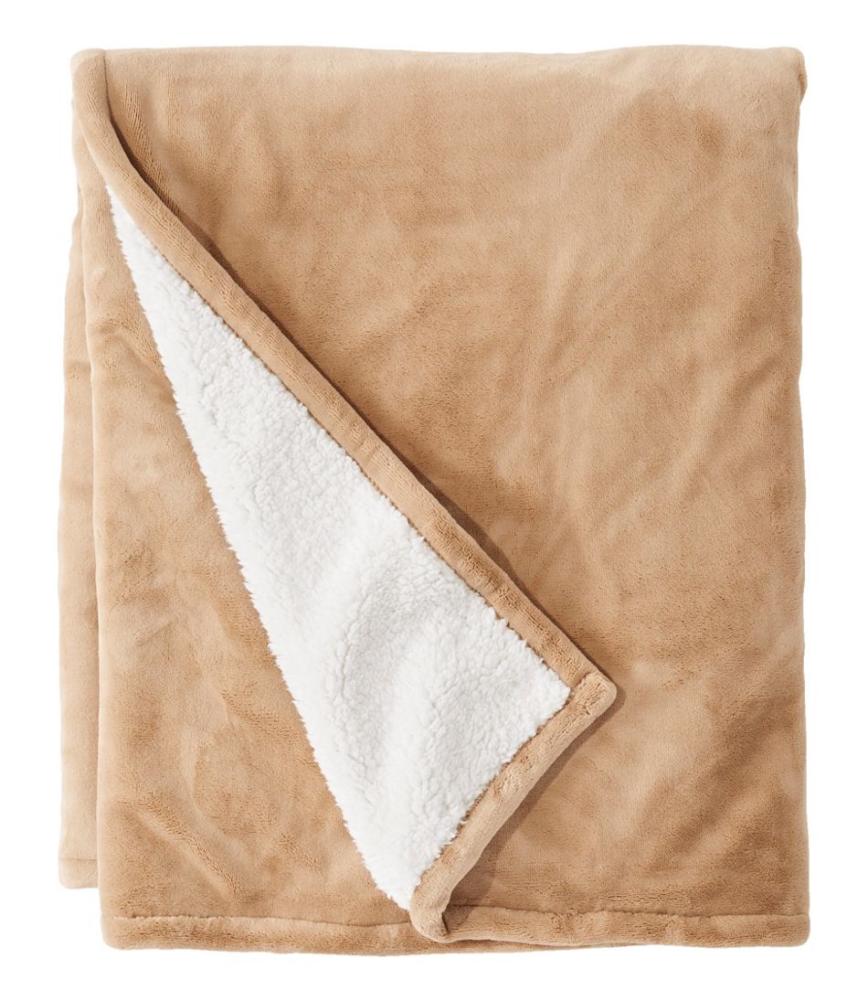 L.L.Bean Wicked Plush Sherpa Throw HOME GOODS