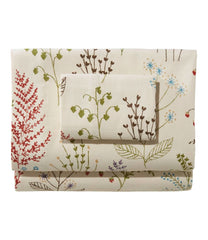 L.L.Bean Botanical Floral Flannel Sheet Collection HOME GOODS
