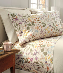 L.L.Bean Birch Floral Percale Sheet Collection HOME GOODS