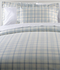 L.L.Bean Ultrasoft Comfort Flannel Comforter Cover Collection, Plaid HOME GOODS