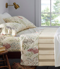 L.L.Bean Botanical Floral Percale Sheet Collection HOME GOODS