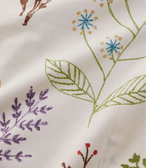 L.L.Bean Botanical Floral Percale Sheet Collection HOME GOODS
