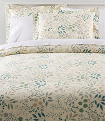 L.L.Bean 280-Thread-Count Pima Cotton Percale Comforter Cover Collection, Print HOME GOODS