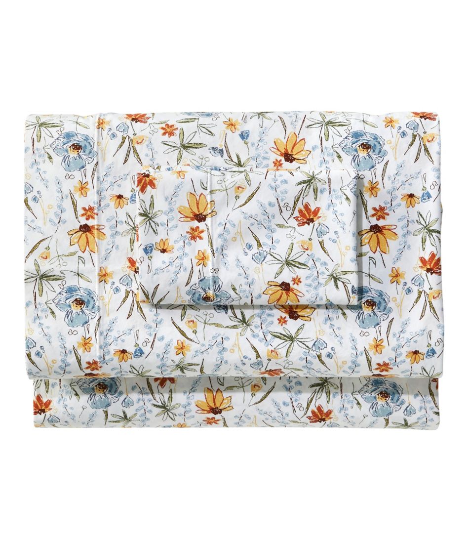 L.L.Bean Jess Franks Print Percale Sheet Set Collection HOME GOODS