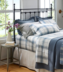 L.L.Bean Organic Flannel Sheet Collection, Plaid HOME GOODS