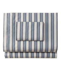 L.L.Bean Sunwashed Percale Sheet Collection, Stripe HOME GOODS