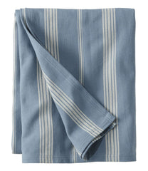 L.L.Bean Organic Cotton Blanket, Stripe HOME GOODS|SALE