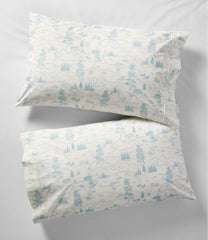 L.L.Bean Lakeside Toile Percale Sheet Collection HOME GOODS