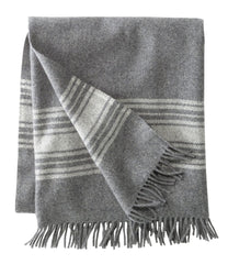 L.L.Bean Washable Wool Throw, Striped HOME GOODS