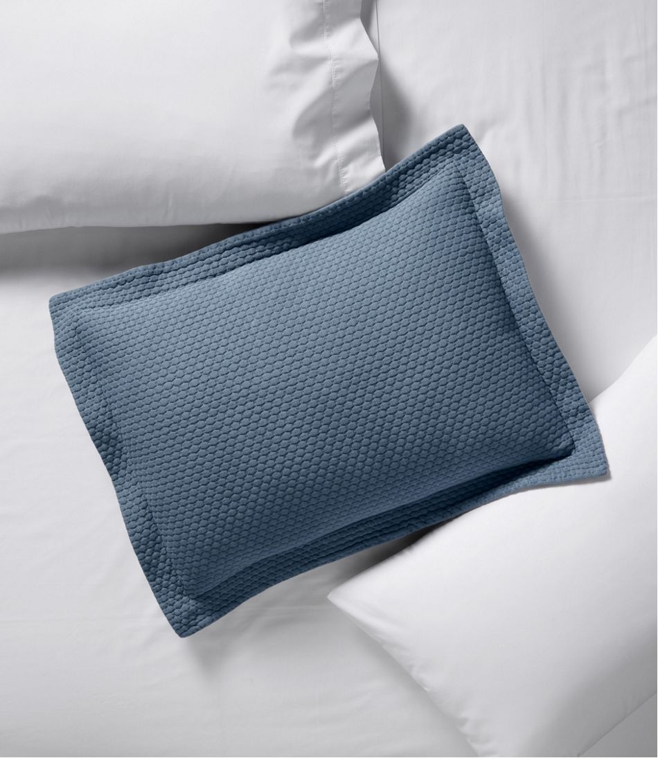 L.L.Bean Organic Honeycomb Matelassé Sham HOME GOODS