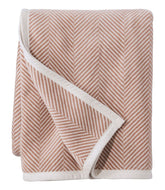 L.L.Bean ChappyWrap Cozy Throw Blanket, Herringbone HOME GOODS