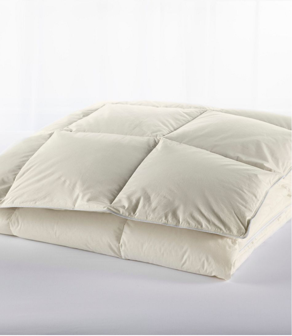 L.L.Bean Box-Stitch Goose Down Comforter, Warm HOME GOODS