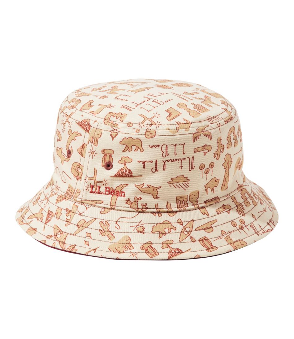 L.L.Bean Kids' Bean's Reversible Cotton Bucket Hat CLOTHING|SALE