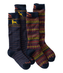 L.L.Bean Kids' Winter Snow Sports Socks, 2-Pack CLOTHING|FOOTWEAR