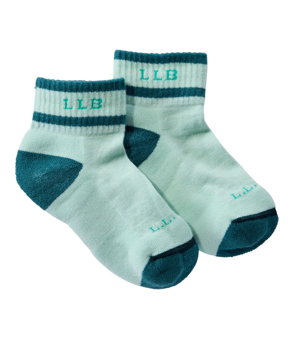 L.L.Bean Kids' Katahdin Socks, Quarter-Crew CLOTHING|FOOTWEAR