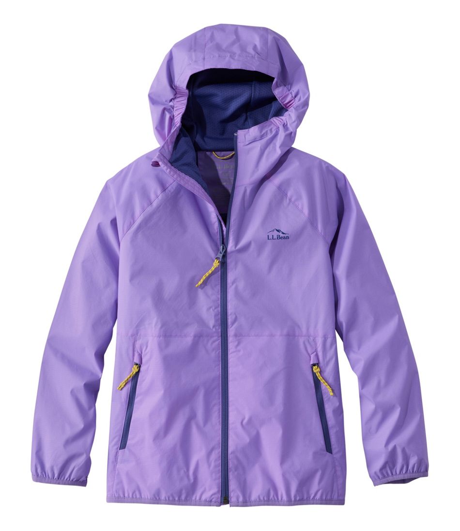 L.L.Bean Kids' Wind and Rain Jacket, Lined OUTERWEAR