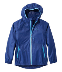L.L.Bean Kids' Wind and Rain Jacket, Reflective Zipper OUTERWEAR