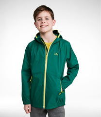L.L.Bean Kids' Wind and Rain Jacket, Reflective Zipper OUTERWEAR